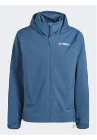 Adidas - adidas Kurtka przeciwdeszczowa Terrex Multi RAIN.RDY IA1823 Niebieski Regular Fit. Kolor: niebieski. Materiał: syntetyk