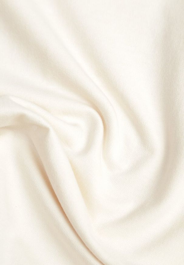 Renee - Jasnobeżowa Bluza z Bawełną ze Ściągaczami przy Rękawach i w Pasie Alberia. Kolor: beżowy. Materiał: bawełna