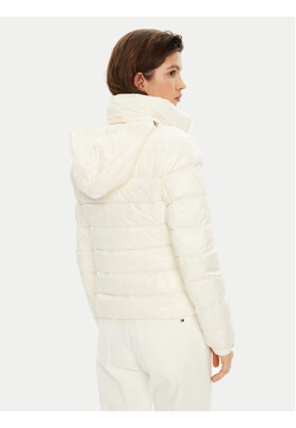 TOMMY HILFIGER - Tommy Hilfiger Kurtka puchowa WW0WW44980 Écru Regular Fit. Materiał: syntetyk