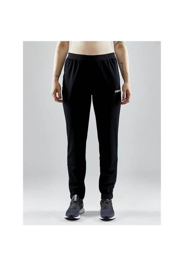 Spodnie treningowe damskie Craft Evolve Pant. Kolor: czarny. Materiał: dresówka
