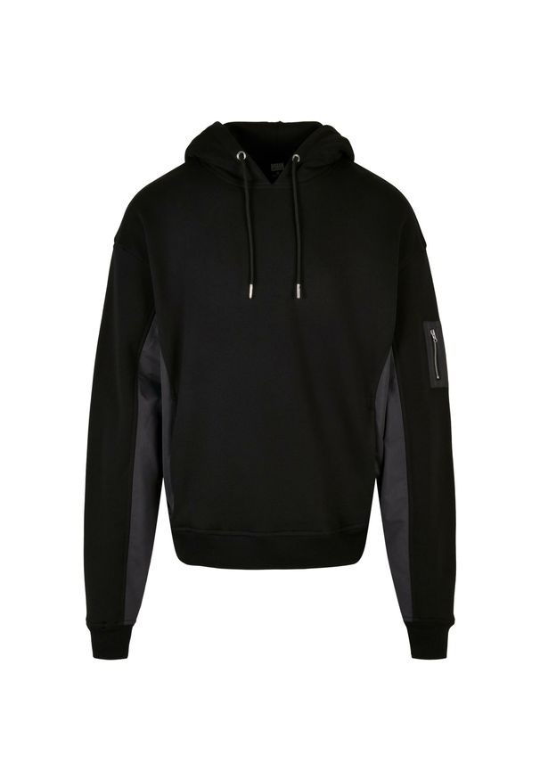 Bluza z kapturem Urban Classics Military Bomber. Typ kołnierza: kaptur. Kolor: czarny. Wzór: moro