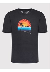 Hurley T-Shirt Swirlst MTS0030090 Czarny Regular Fit. Kolor: czarny. Materiał: bawełna #2