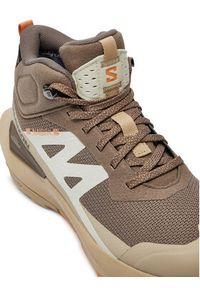salomon - Salomon Trekkingi Elixir Activ Mid Gore-Tex L47457200 Beżowy. Kolor: beżowy. Materiał: materiał #6
