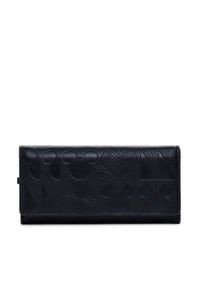 Desigual Duży Portfel Damski 25SAYP07 Czarny. Kolor: czarny. Materiał: skóra
