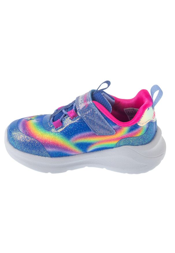 skechers - Buty sportowe Sneakersy dziewczęce, Unicorn Chaser. Okazja: na co dzień. Kolor: niebieski. Sport: turystyka piesza