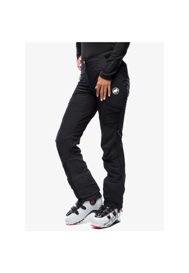 Spodnie skiturowe damskie Mammut Aenergy IN Hybrid Pants. Kolor: czarny