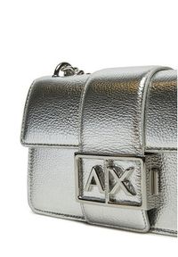 Armani Exchange Torebka XW000071 AF11898 M8040 Srebrny. Kolor: srebrny. Materiał: skórzane