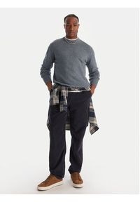 Quiksilver Spodnie materiałowe Taxer EQYNP03315 Granatowy Loose Fit. Kolor: niebieski. Materiał: bawełna #4