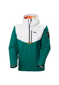 Wodoodporna kurtka narciarska z kapturem Helly Hansen Apres. Typ kołnierza: kaptur. Kolor: zielony. Sezon: zima. Sport: narciarstwo #1