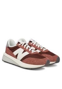 New Balance Sneakersy U370AI Brązowy. Kolor: brązowy. Materiał: skóra, zamsz #4