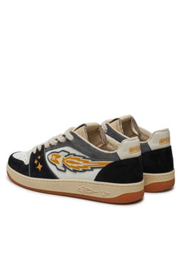 Enterprise Japan Sneakersy BB5003 PX310 S3698 Biały. Kolor: biały. Materiał: skóra