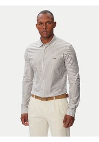 BOSS Koszula Mysoft_2_M 50519748 Zielony jasny Slim Fit. Kolor: zielony. Materiał: bawełna #1