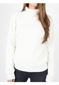 Silvian Heach Sweter | CVA22045LU | Kobieta | Kremowy. Typ kołnierza: golf. Kolor: kremowy. Materiał: poliester, wełna, akryl, nylon, wiskoza. Wzór: ze splotem #6