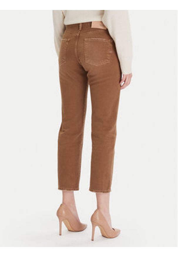 ViCOLO Jeansy DF5056 Brązowy Regular Fit. Kolor: brązowy
