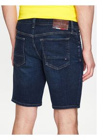 TOMMY HILFIGER - Tommy Hilfiger Szorty jeansowe Brooklyn MW0MW31090 Granatowy Regular Fit. Kolor: niebieski. Materiał: bawełna