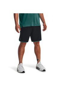 Under Armour - Szorty męskie UNDER ARMOUR UA HIIT WOVEN 8IN SHORTS. Okazja: do pracy, na spacer, na co dzień. Kolor: czarny. Styl: casual #1