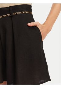 Rinascimento Szorty materiałowe CFC0124444003 Czarny Regular Fit. Kolor: czarny. Materiał: wiskoza