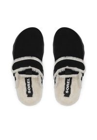 sorel - Sorel Kapcie Viibe Clog Suede Cozy 2048521010 Czarny. Kolor: czarny. Materiał: zamsz, skóra