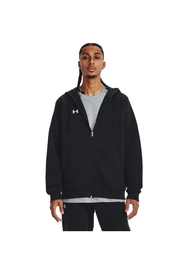 Bluza sportowa męska Under Armour B23511. Typ kołnierza: kaptur. Kolor: czarny, biały, wielokolorowy. Materiał: materiał, bawełna. Sport: bieganie