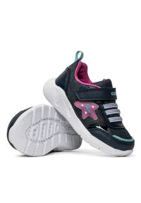 Geox - Sneakersy dziecięce granatowe GEOX J Sprintye Girl B254TD 01453 C4267. Kolor: niebieski. Materiał: materiał. Sport: bieganie