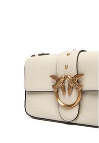 Pinko - PINKO Torebka Love One Mini Slouchy Fl Al 25-26 104340 A2OX Écru. Kolor: kremowy. Materiał: skórzane #4