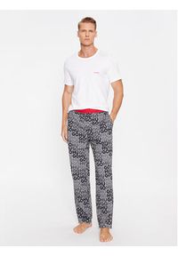 Hugo Spodnie piżamowe 50501679 Szary Regular Fit. Kolor: szary. Materiał: bawełna