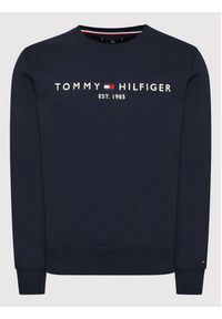 TOMMY HILFIGER - Tommy Hilfiger Dres Logo MW0MW24845 Granatowy Regular Fit. Kolor: niebieski. Materiał: bawełna, syntetyk #5