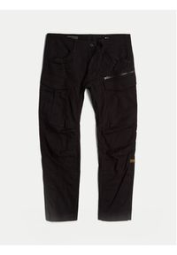 G-Star RAW - G-Star Raw Spodnie materiałowe Zip Cargo 3D D25665-D846 Czarny Tapered Fit. Kolor: czarny. Materiał: bawełna