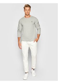 Polo Ralph Lauren Longsleeve Sle 714844759003 Szary Regular Fit. Typ kołnierza: polo. Kolor: szary. Materiał: bawełna. Długość rękawa: długi rękaw