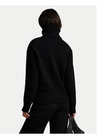 Polo Ralph Lauren Golf 211978329002 Czarny Relaxed Fit. Typ kołnierza: golf, polo. Kolor: czarny. Materiał: wełna #3