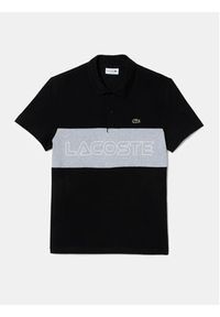 Lacoste Polo PH1470 Czarny Regular Fit. Typ kołnierza: polo. Kolor: czarny. Materiał: bawełna