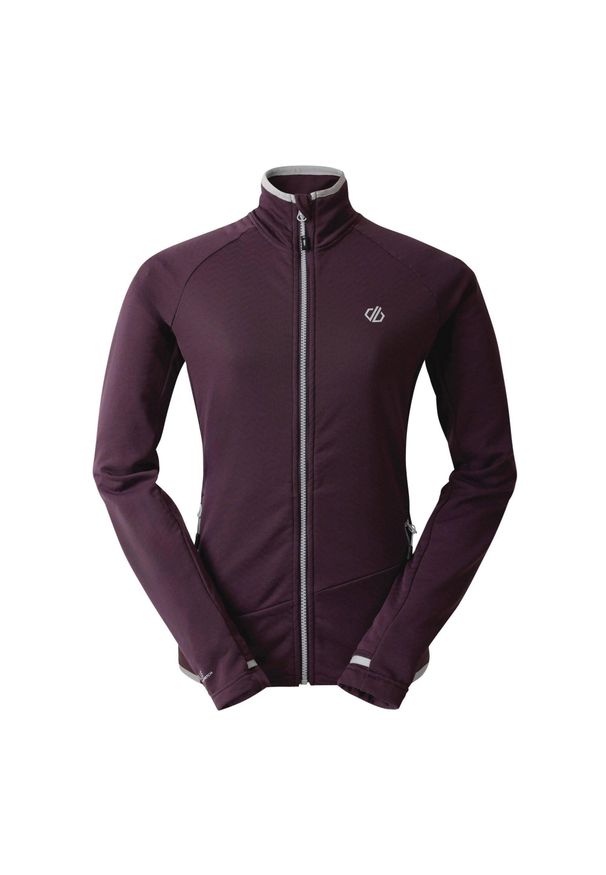 DARE 2B - Bluza Damska Emerging Core Stretch Base Layer Top. Kolor: fioletowy. Styl: sportowy. Sport: turystyka piesza