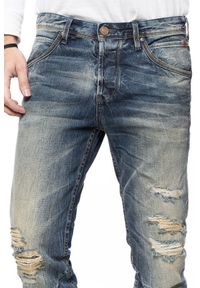 Tom Tailor - TOM TAILOR SPODNIE MĘSKIE AEDAN SLIM VINTAGE BLUE DENIM 6203519.00.12 COL. 1074. Stan: obniżony. Styl: vintage #3