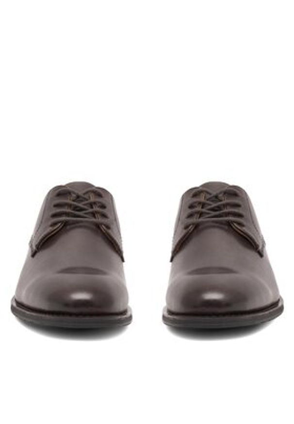 Gino Rossi Półbuty FABIO-02 123AM Brązowy. Kolor: brązowy. Materiał: skóra