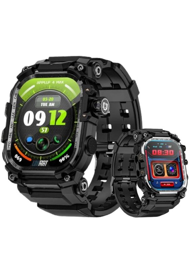 Smartwatch Diaway Smartwatch Zegarek Watch GPS Czarny Amoled Pro Rozmowy Sportowy Menu PL LTE Q888. Rodzaj zegarka: smartwatch. Kolor: czarny. Styl: sportowy