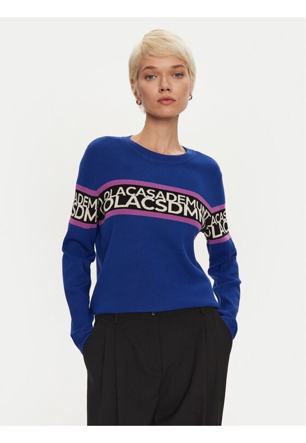 LOLA CASADEMUNT Sweter LF2411020 Niebieski Regular Fit. Kolor: niebieski. Materiał: syntetyk, wiskoza