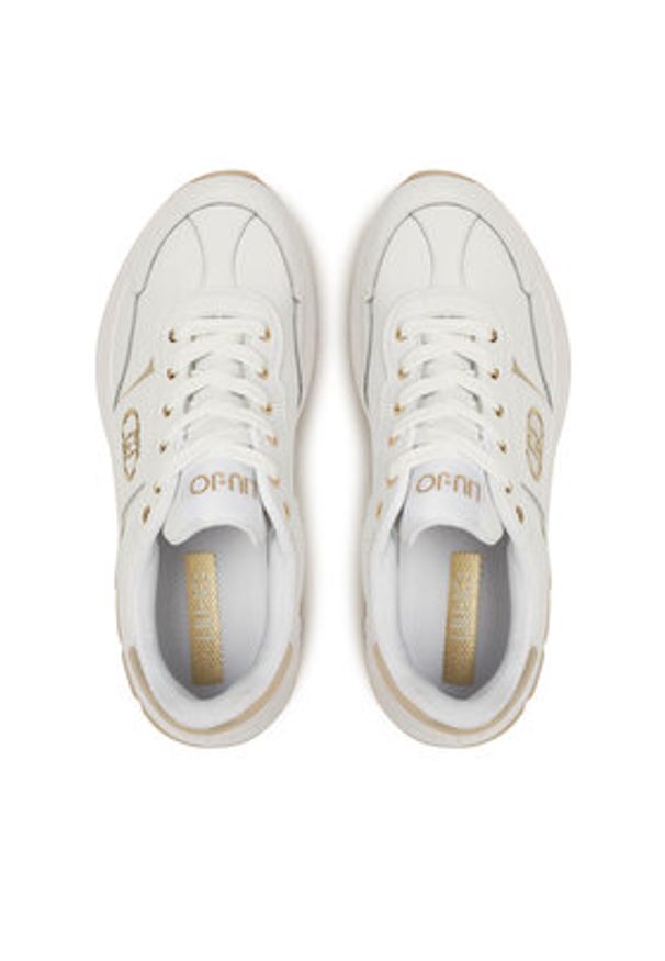 Liu Jo Sneakersy Eva 02 BA5065 P0102 Biały. Kolor: biały. Materiał: skóra