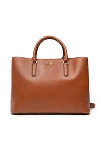 Lauren Ralph Lauren - LAUREN RALPH LAUREN Torebka Marcy 36 431876724005 Brązowy. Kolor: brązowy. Materiał: skórzane #1