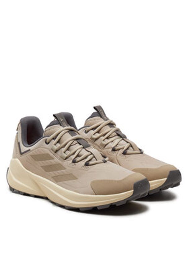 Adidas - adidas Trekkingi Terrex Trailmaker 2.0 Leather Hiking IF6543 Beżowy. Kolor: beżowy. Materiał: skóra. Model: Adidas Terrex. Sport: turystyka piesza