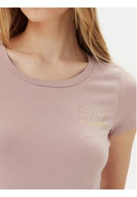 EA7 Emporio Armani T-Shirt 8NTT65 TJDQZ U4079 Różowy Regular Fit. Kolor: różowy