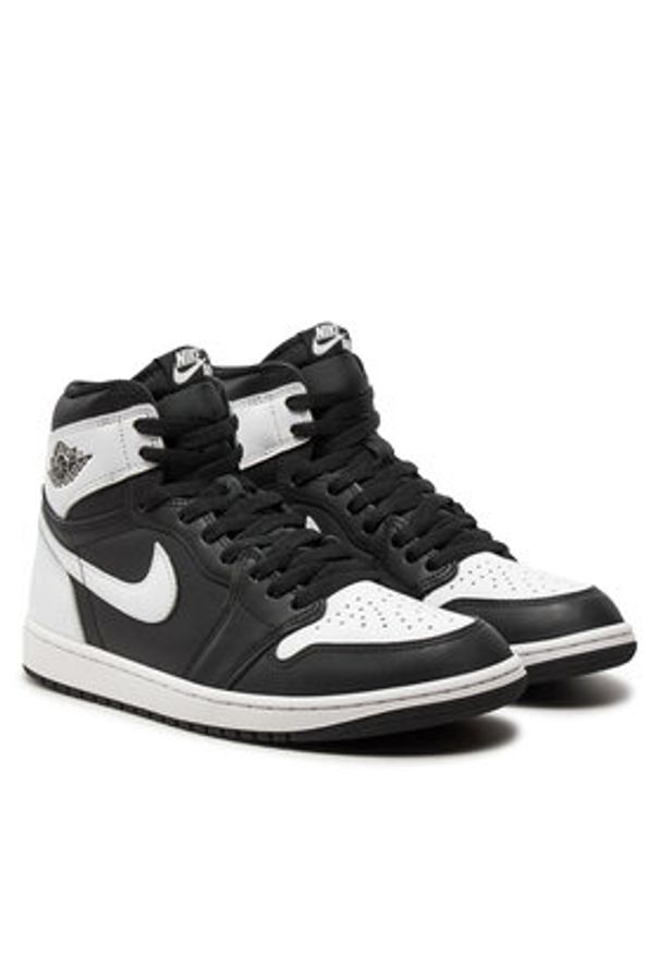 Nike Sneakersy Air Jordan 1 Retro DZ5485 010 Czarny. Kolor: czarny. Materiał: skóra. Model: Nike Air Jordan