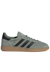 Adidas - Buty unisex adidas Originals Handball Spezial IH6507 - zielone. Okazja: na co dzień. Zapięcie: sznurówki. Kolor: zielony. Materiał: zamsz, skóra, guma. Szerokość cholewki: normalna. Sport: piłka ręczna #1