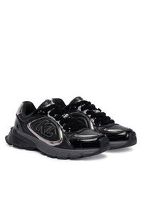 Karl Lagerfeld - KARL LAGERFELD Sneakersy KL65535 Czarny. Kolor: czarny. Materiał: skóra