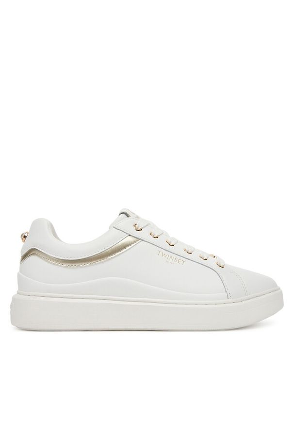 TwinSet - Sneakersy TWINSET. Kolor: biały