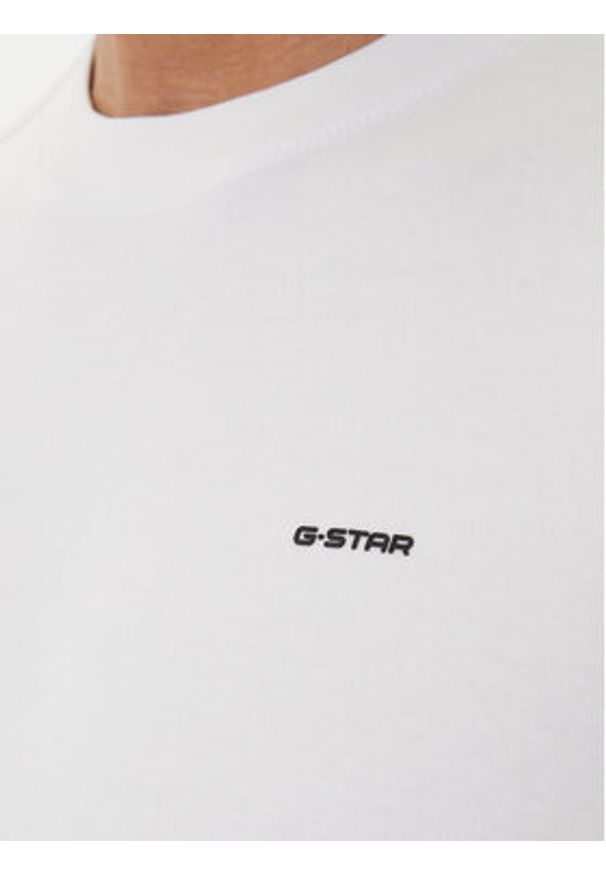 G-Star RAW - G-Star Raw T-Shirt D28609-C812 Biały Regular Fit. Kolor: biały. Materiał: bawełna