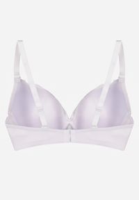 Renee - Biały Biustonosz Ozdobiony Koronką i Kokardką Aqiany. Kolor: biały. Materiał: koronka. Wzór: koronka, aplikacja #6