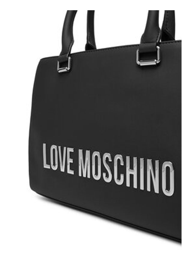 Love Moschino - LOVE MOSCHINO Torebka JC4022PP0NKD000B Czarny. Kolor: czarny. Materiał: skórzane