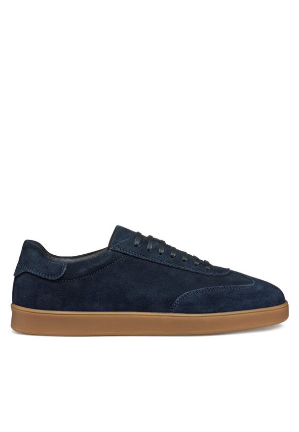 Geox Sneakersy U Regio U45CHC 00022 C4002 Granatowy. Kolor: niebieski. Materiał: zamsz, skóra