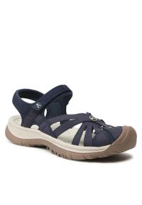 keen - Sandały Keen Rose Sandal 1025126 Navy. Kolor: niebieski. Materiał: materiał