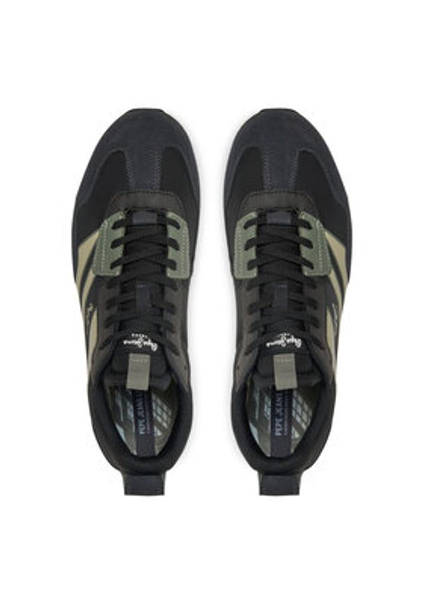 Pepe Jeans Sneakersy PMS60025 Czarny. Kolor: czarny. Materiał: materiał